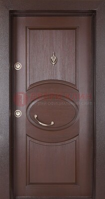 Железная дверь с массивом дуба в стиле классика ДМД-55 в Кирове