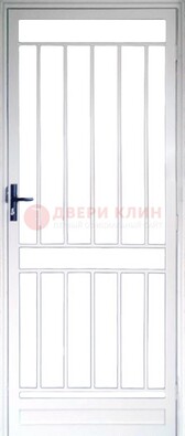 Железная решетчатая дверь белая ДР-32 в Кирове