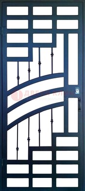 Современная металлическая решетчатая дверь ДР-38 в Кирове