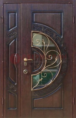 Полуторная железная дверь Винорит в классическом стиле ДСК-272 в Кирове