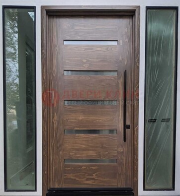 Железная дверь с виноритом и фрамугами ДВТ-189 в Кирове