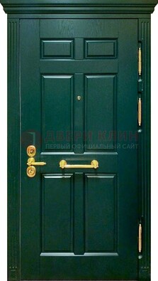 Классическая зеленая дверь с виноритом на улицу ДВТ-248 в Кирове