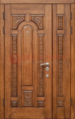 Полуторная железная дверь винорит для дома ДВТ-252 в Ульяновске