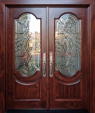 Классическая железная дверь с массивом дуба для входа ВЖ-23 в Кирове